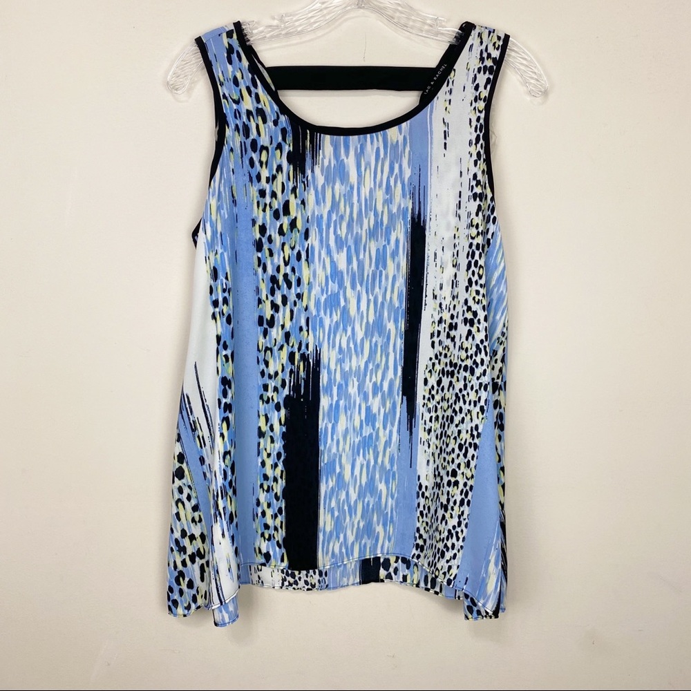 Zac & Rachel sleeveless shark hem top